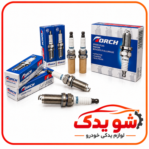 شمع تورچ نیکلی اصلی (kl6rtc) پایه بلند مناسب پژو ۲۰۶ تیپ ۵ ۲۰۷ تارا(۴عددی)